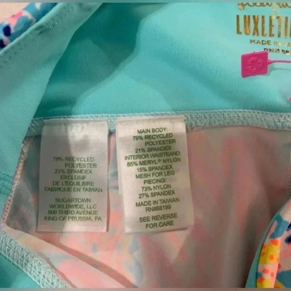NWT Lilly Pulitzer Weekender High Rise Leggings Splash dance Size Small - Picture 10 of 11